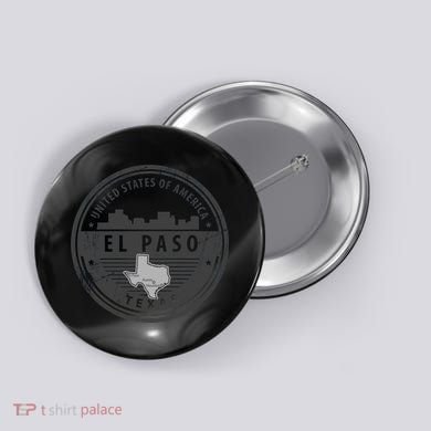 El Paso Texas Button