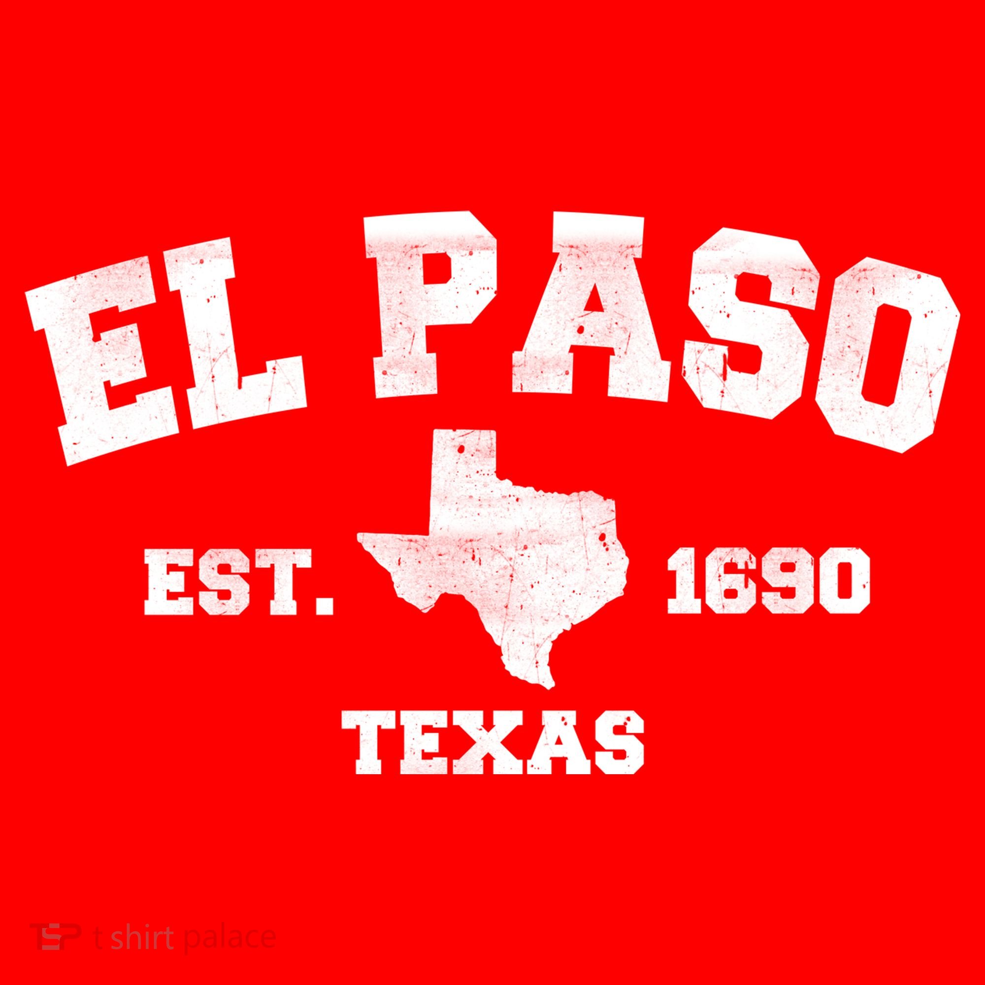 El Paso Texas Est. 1690 Vintage Button