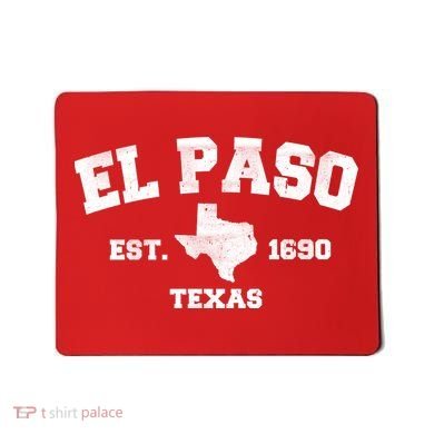 El Paso Texas Est. 1690 Vintage Mousepad