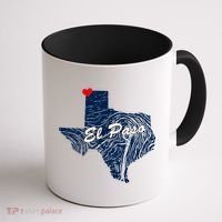 El Paso Texas State Coffee Mug thumb 1