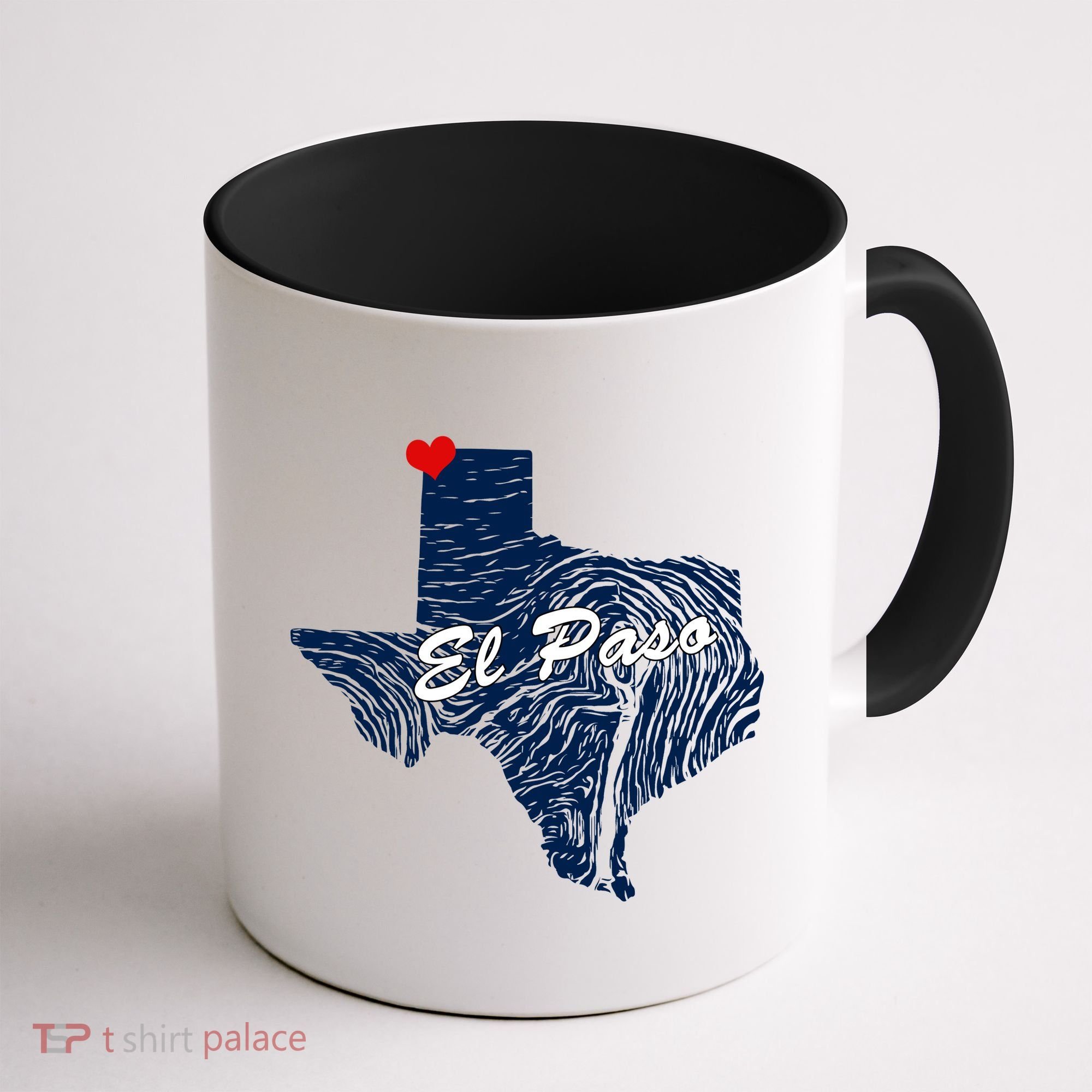 El Paso Texas State Coffee Mug