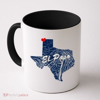 El Paso Texas State Coffee Mug