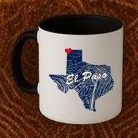 El Paso Texas State Coffee Mug thumb 2