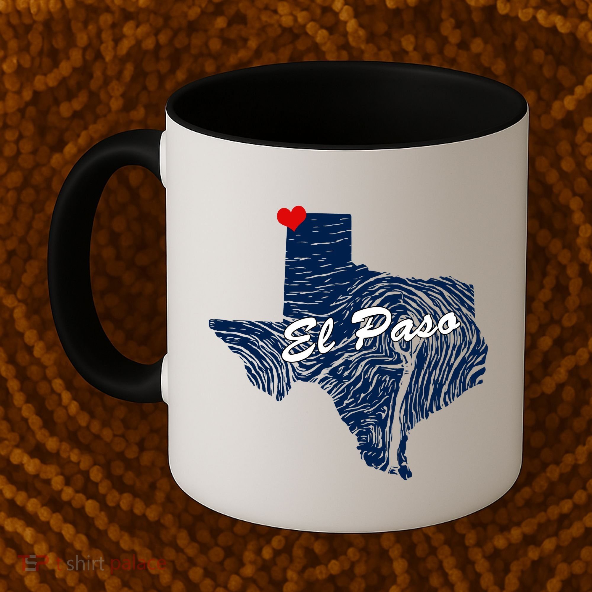 El Paso Texas State Coffee Mug