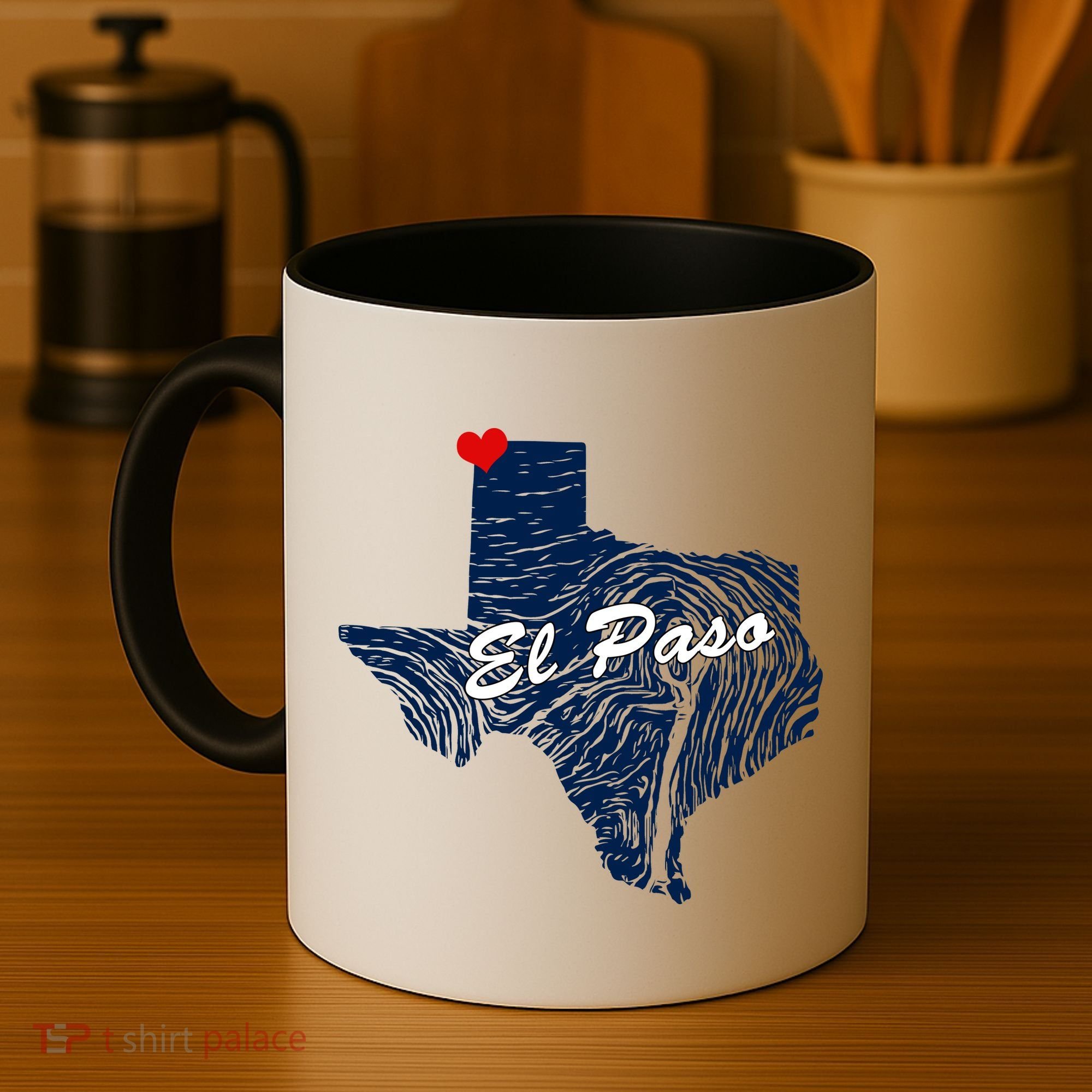 El Paso Texas State Coffee Mug