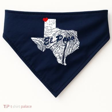 El Paso Texas State USA-Made Doggie Bandana