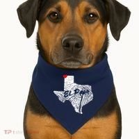 El Paso Texas State USA-Made Doggie Bandana thumb 1