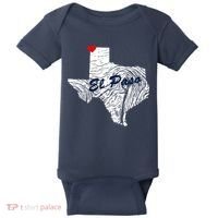 El Paso Texas State Baby Bodysuit thumb 0