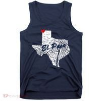 El Paso Texas State Tank Top thumb 0