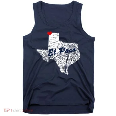 El Paso Texas State Tank Top