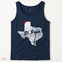 El Paso Texas State Tank Top thumb 2