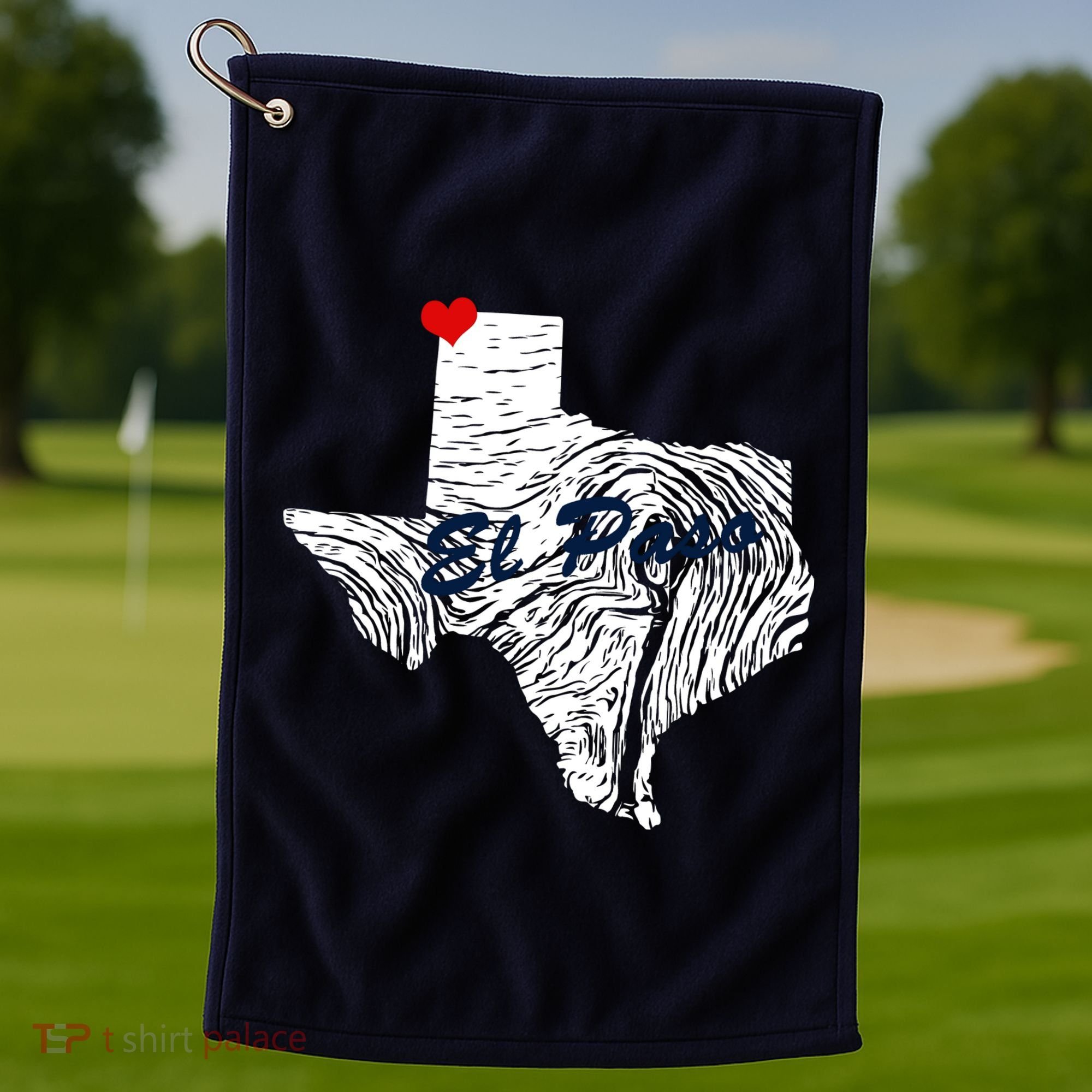 El Paso Texas State Golf Towel