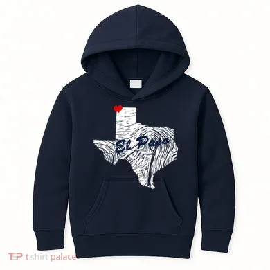 El Paso Texas State Kids Hoodie