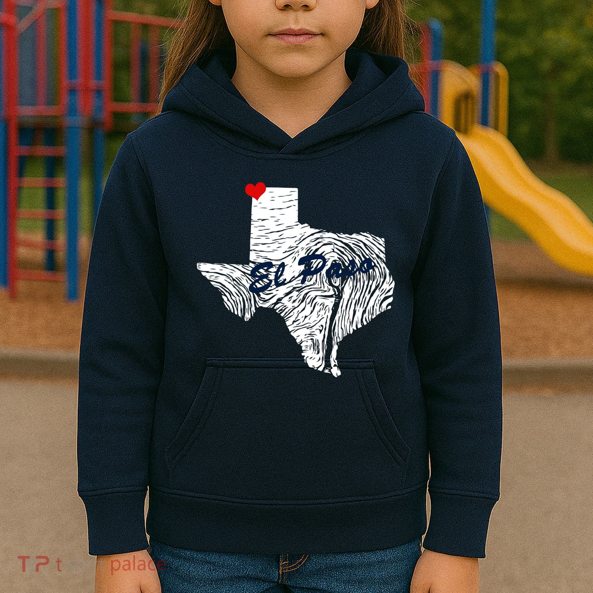 El Paso Texas State Kids Hoodie