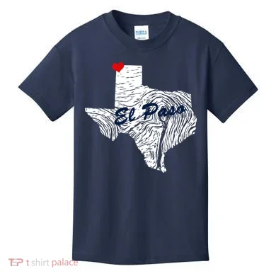 El Paso Texas State Kids T-Shirt