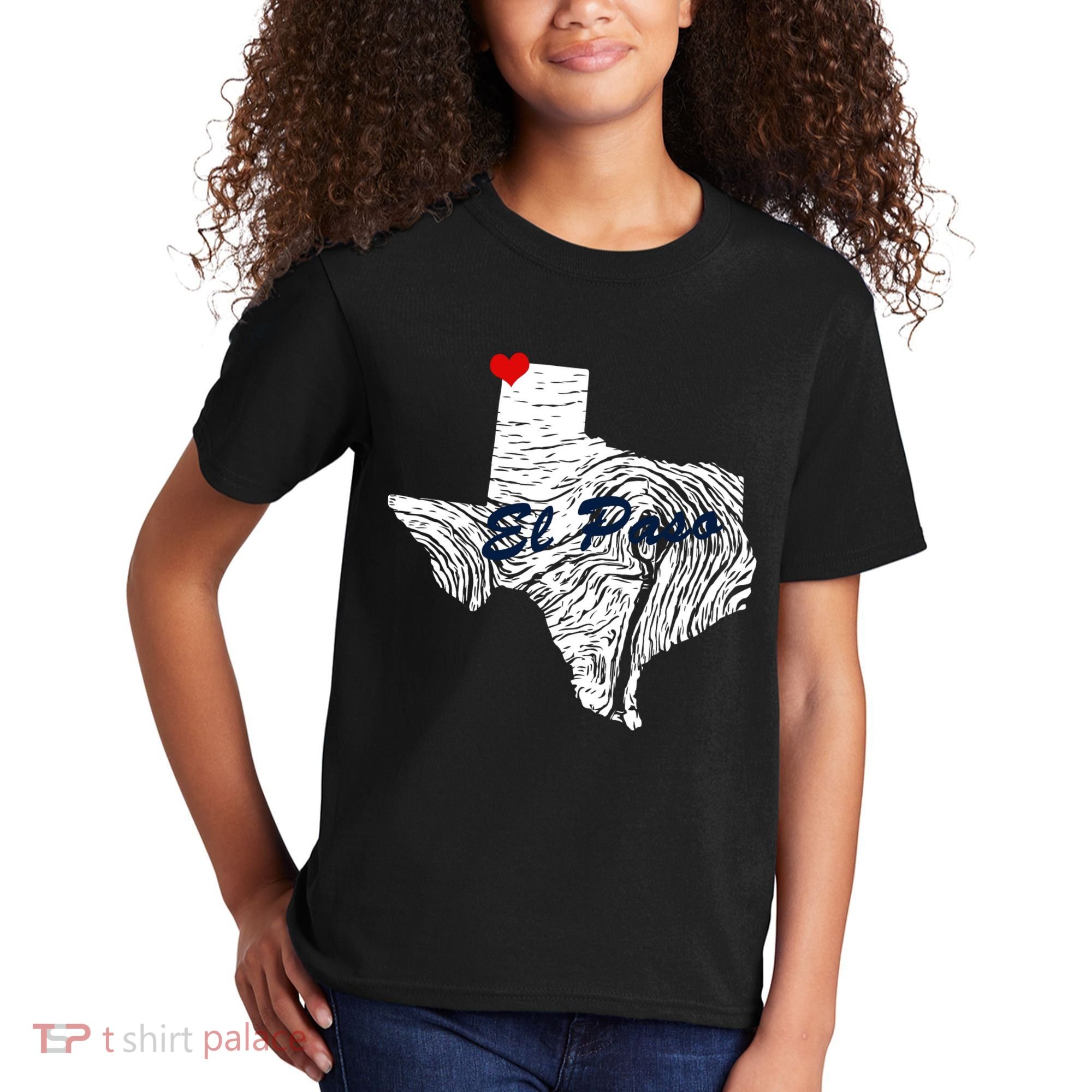 El Paso Texas State Kids T-Shirt