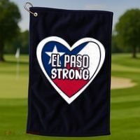 El Paso Texas Strong  Golf Towel thumb 1