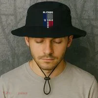 El Paso Texas Strong Flag Bucket Hat thumb 2