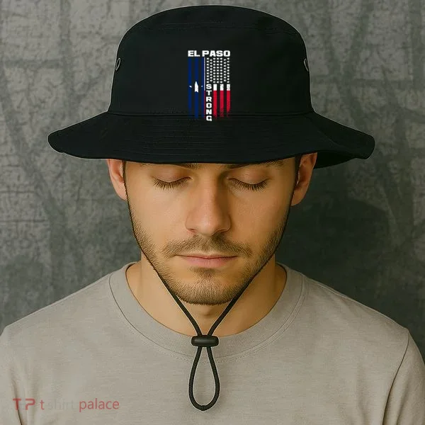 El Paso Texas Strong Flag Bucket Hat