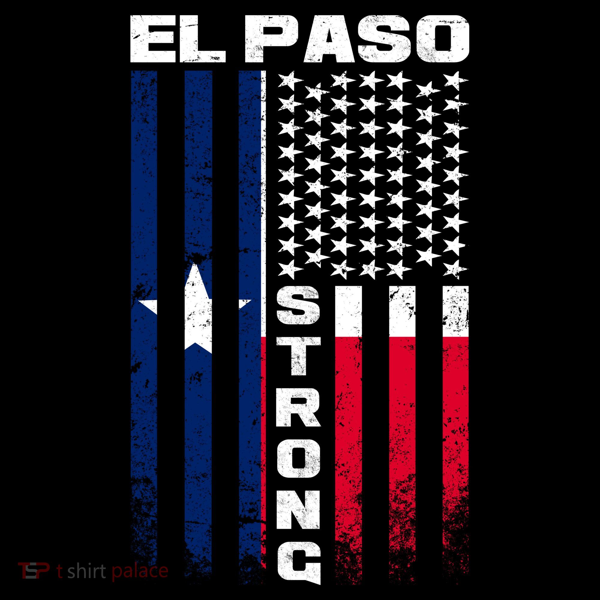 El Paso Texas Strong Flag Bucket Hat