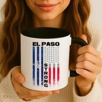 El Paso Texas Strong Flag Coffee Mug thumb 3
