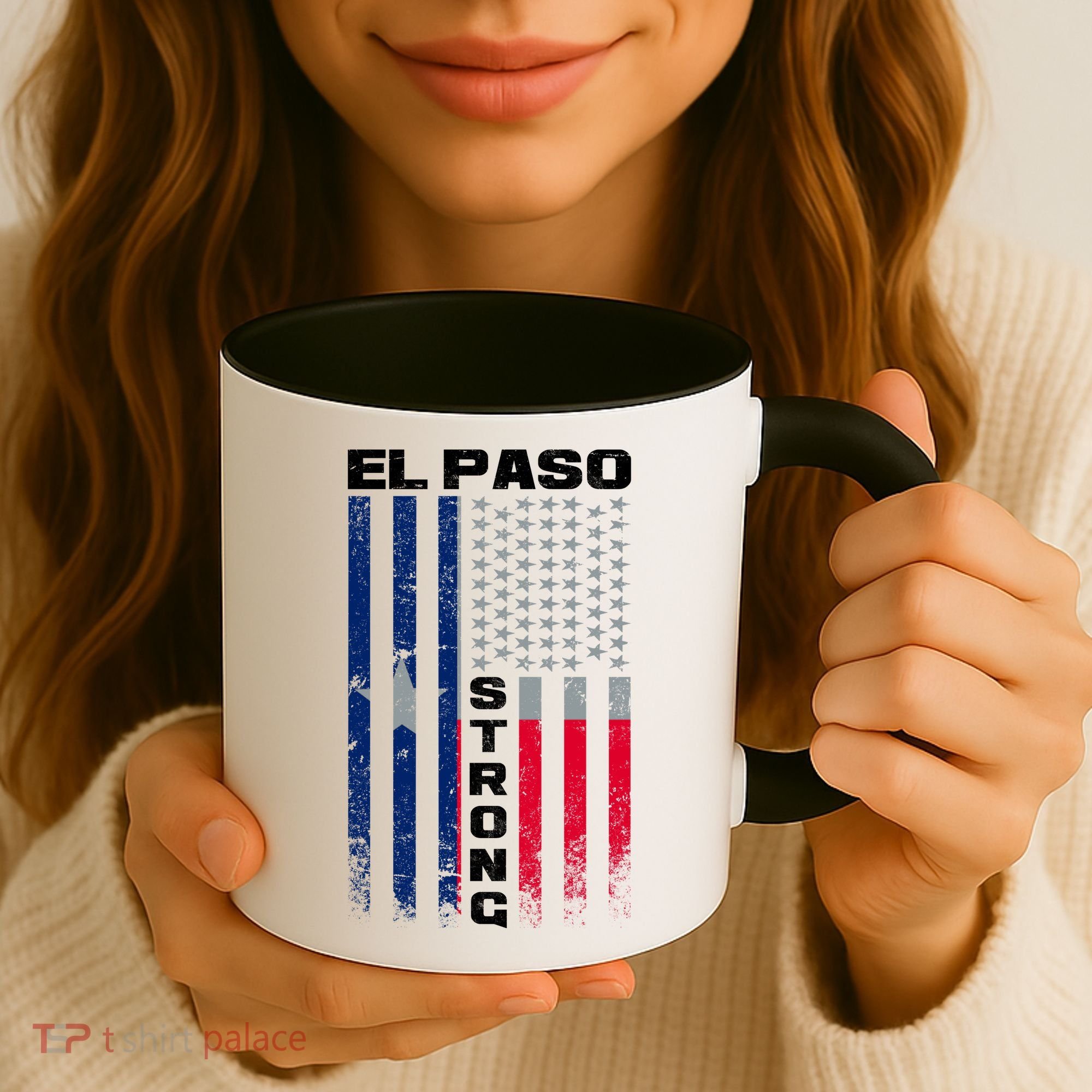 El Paso Texas Strong Flag Coffee Mug
