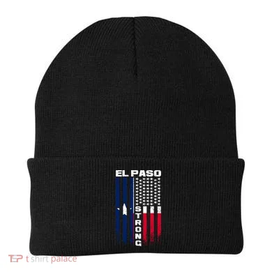 El Paso Texas Strong Flag Beanie