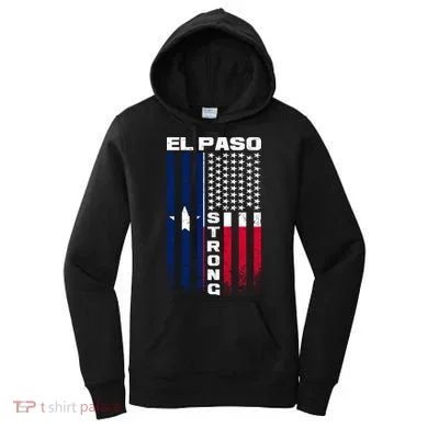 El Paso Texas Strong Flag Women's Hoodie