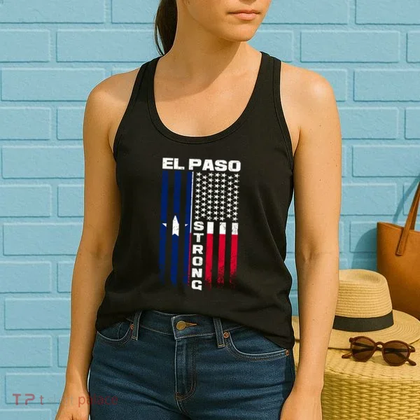 El Paso Texas Strong Flag Women's Tank Top