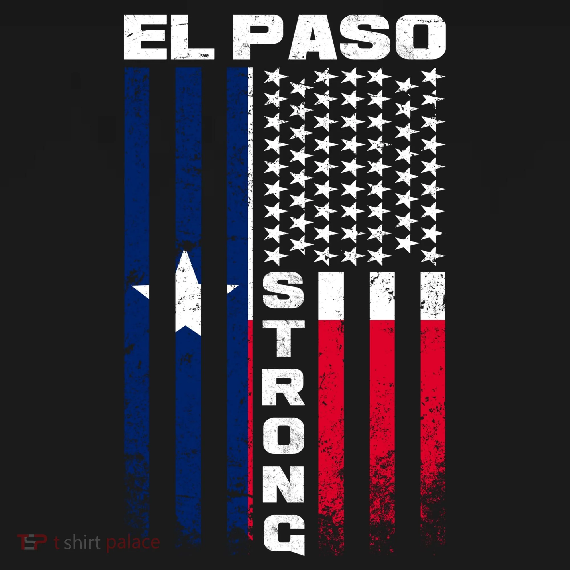 El Paso Texas Strong Flag Women's Tank Top