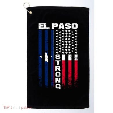 El Paso Texas Strong Flag Golf Towel