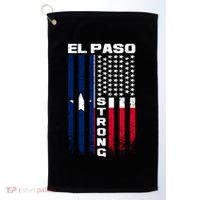 El Paso Texas Strong Flag Golf Towel thumb 0