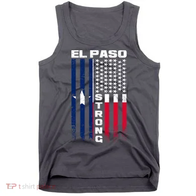 El Paso Texas Strong Flag Tank Top
