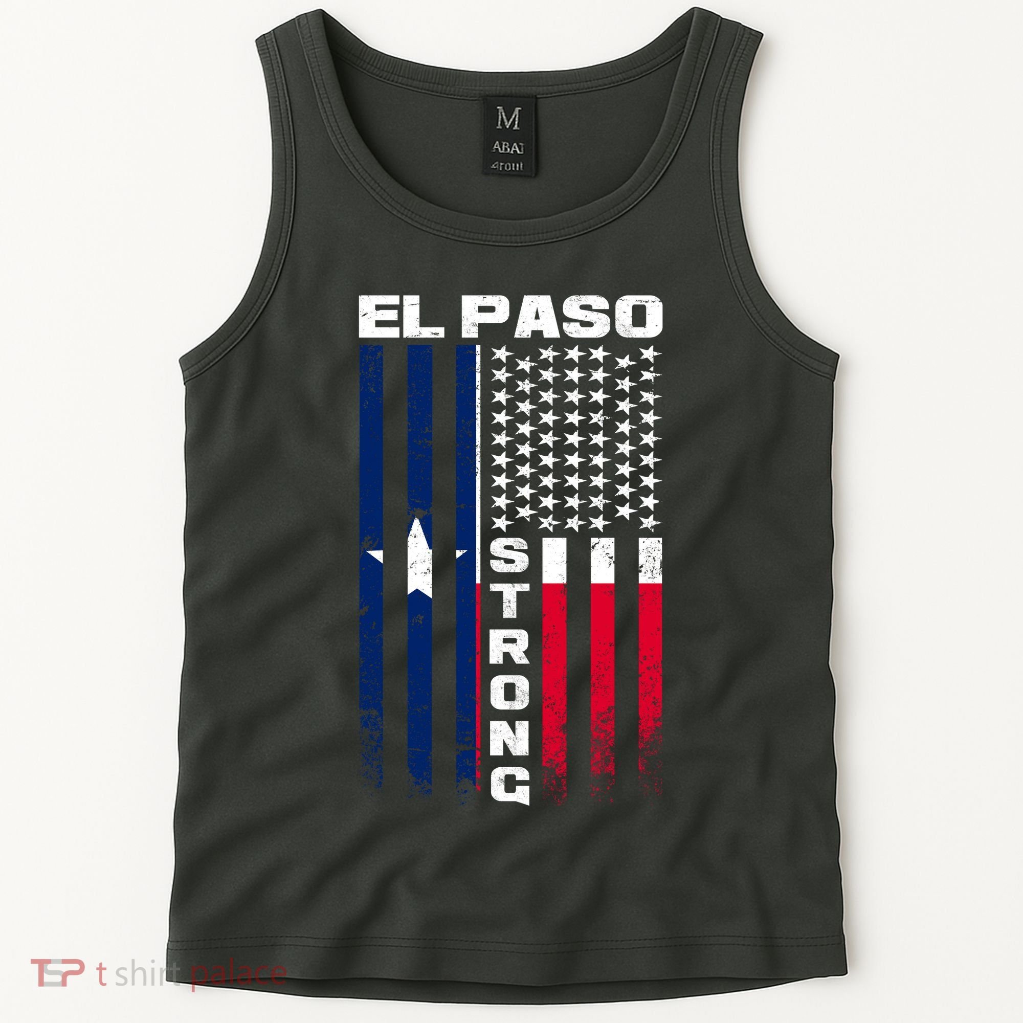 El Paso Texas Strong Flag Tank Top