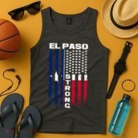 El Paso Texas Strong Flag Tank Top thumb 4