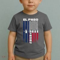 El Paso Texas Strong Flag Toddler T-Shirt thumb 2