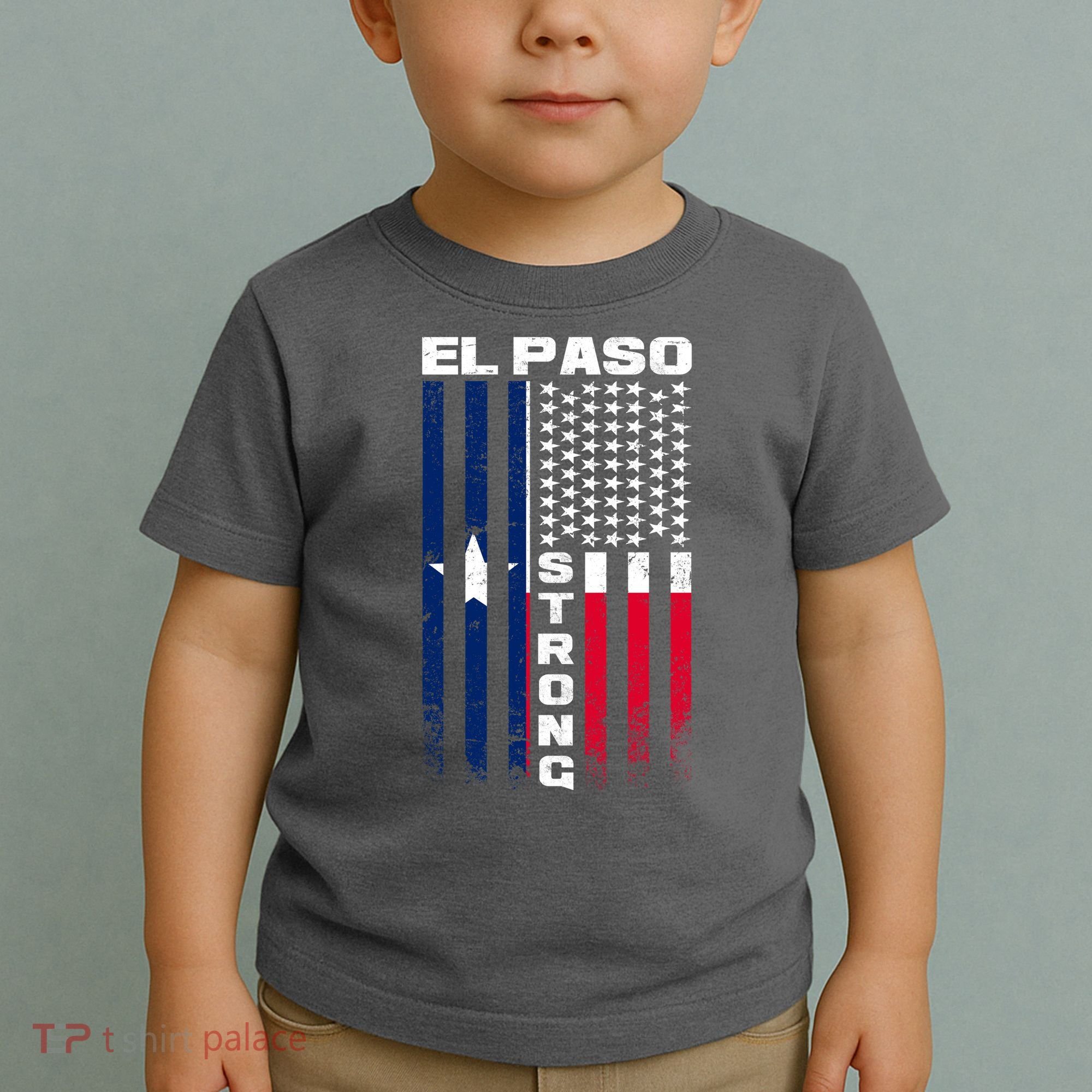 El Paso Texas Strong Flag Toddler T-Shirt