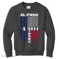 El Paso Texas Strong Flag Kids Sweatshirt thumb 0