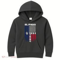 El Paso Texas Strong Flag Kids Hoodie thumb 0
