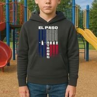 El Paso Texas Strong Flag Kids Hoodie thumb 2