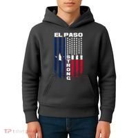 El Paso Texas Strong Flag Kids Hoodie thumb 4