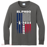 El Paso Texas Strong Flag Kids Long Sleeve Shirt thumb 0
