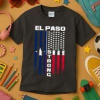 El Paso Texas Strong Flag Kids T-Shirt thumb 3