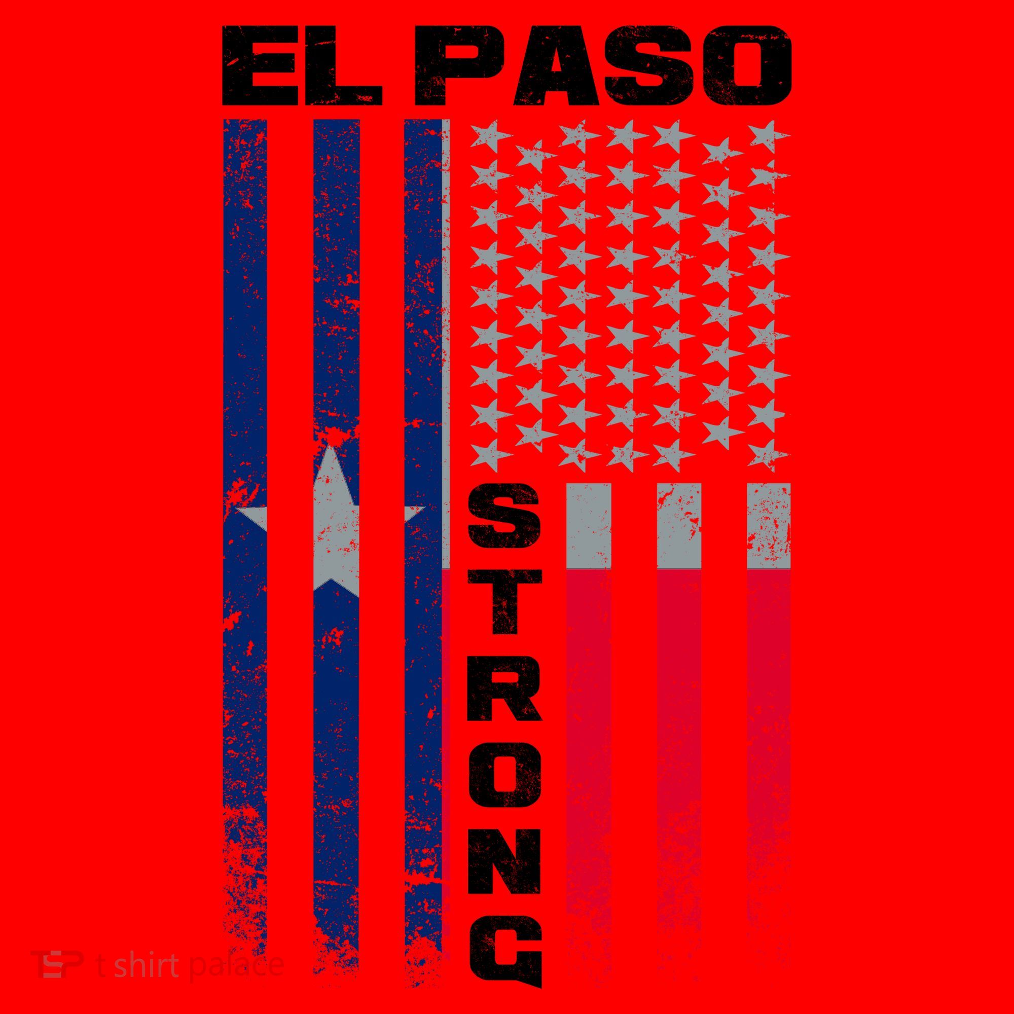 El Paso Texas Strong Flag Santa Hat