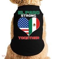 El Paso Texas Strong Together Heart Doggie Tank thumb 0