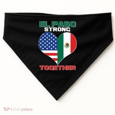 El Paso Texas Strong Together Heart USA-Made Doggie Bandana