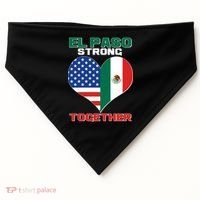 El Paso Texas Strong Together Heart USA-Made Doggie Bandana thumb 0