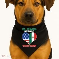 El Paso Texas Strong Together Heart USA-Made Doggie Bandana thumb 1