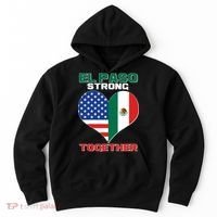 El Paso Texas Strong Together Heart Hoodie thumb 0