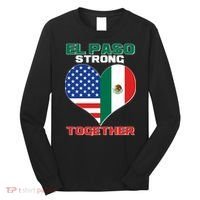 El Paso Texas Strong Together Heart Long Sleeve Shirt thumb 0